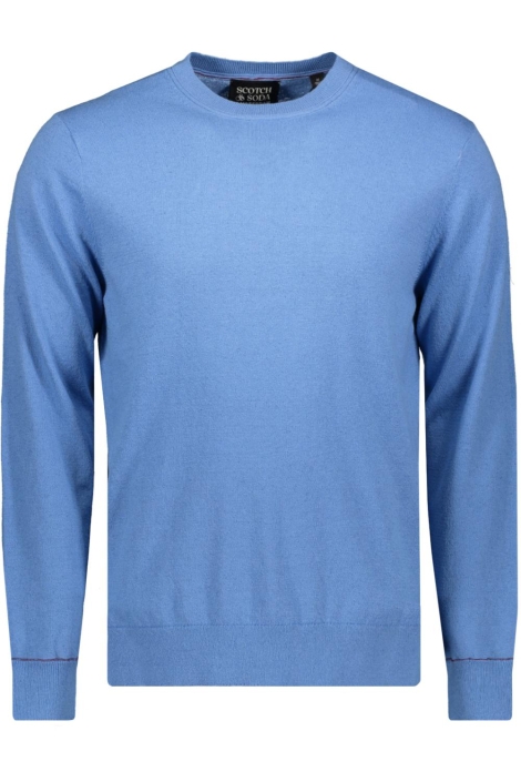 Scotch & Soda linen-blend regular fit crewneck